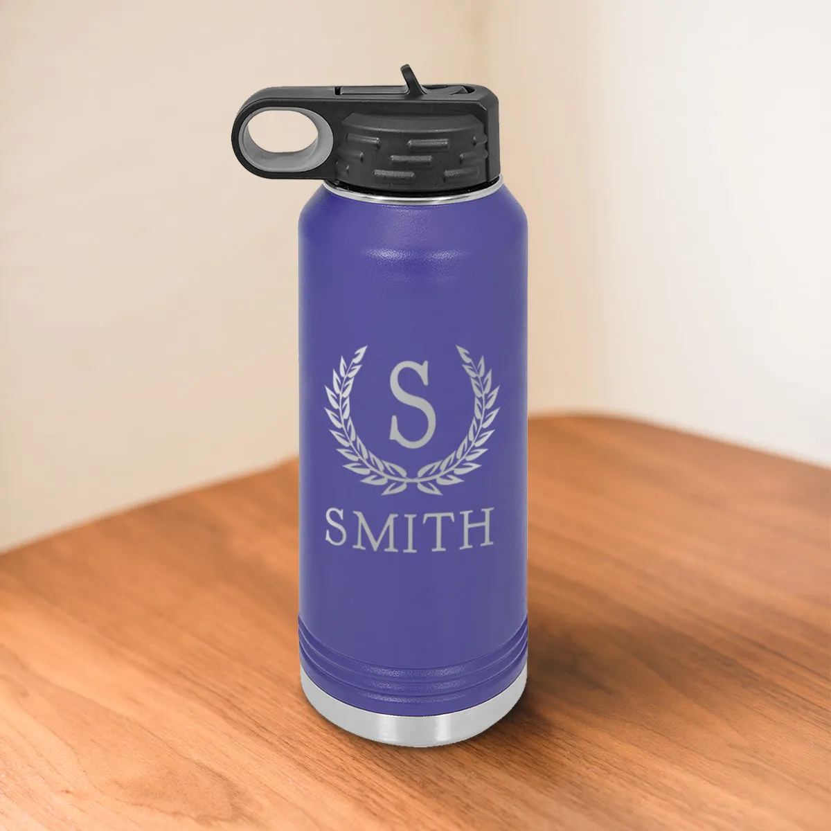 Engraved 32 oz Water Bottle Tumbler