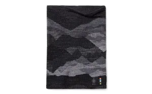 Smartwool Thermal Merino Reversible Pattern Neck Gaiter / Black Mountain Scape