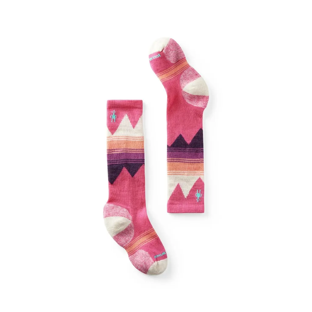 Youth Socks Smartwool Ski Light Cushion OTC - Power Pink